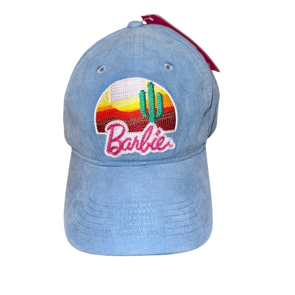 Wrangler Accessories - Wrangler Barbie Desert Scene Corduroy Hat, Blue Adjustable
